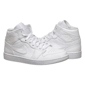 Кросівки чоловічі Jordan 1 Mid White (554724-130)
