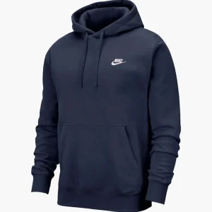 Бомбер чоловічий Nike M Nsw Club Hoodie Po Bb (BV2654-410)
