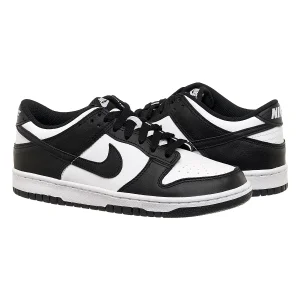 Кросівки жіночі Nike Dunk Low Retro White Black (Gs) (CW1590-100)