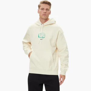 Nike Solo Swoosh Beige Hoodie