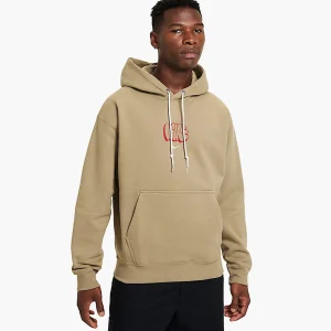 Nike Solo Swoosh Beige Hoodie